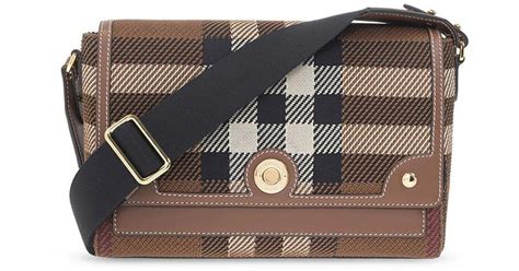 4075926 burberry|Burberry Note Check Crossbody Bag .